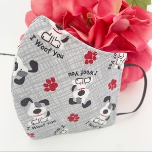 2/$16 kids triple layer handmade face mask